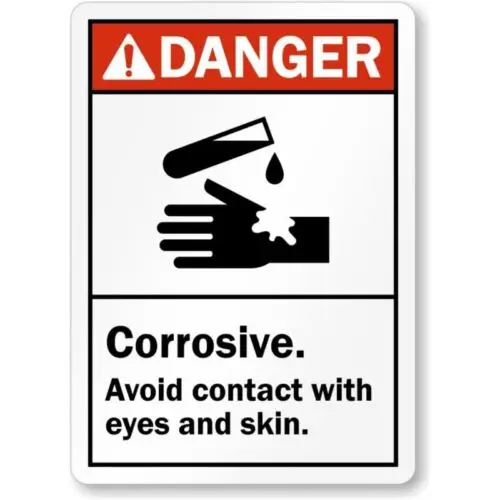 1p,Avoid Eye Contact Ansi Danger  Weatherproof metal sign p1044