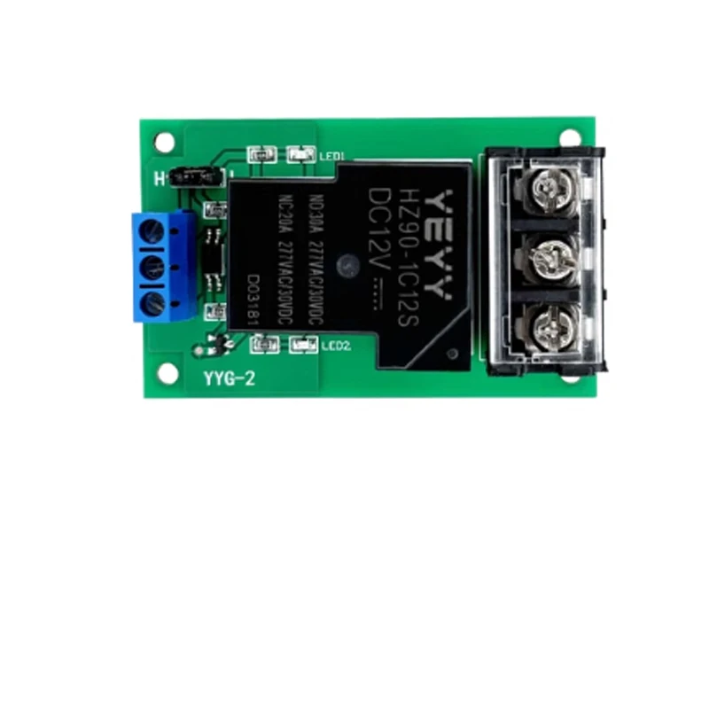 1-channel relay module high-power optocoupler isolation high and low level triggering microcontroller development board 5v12V24V