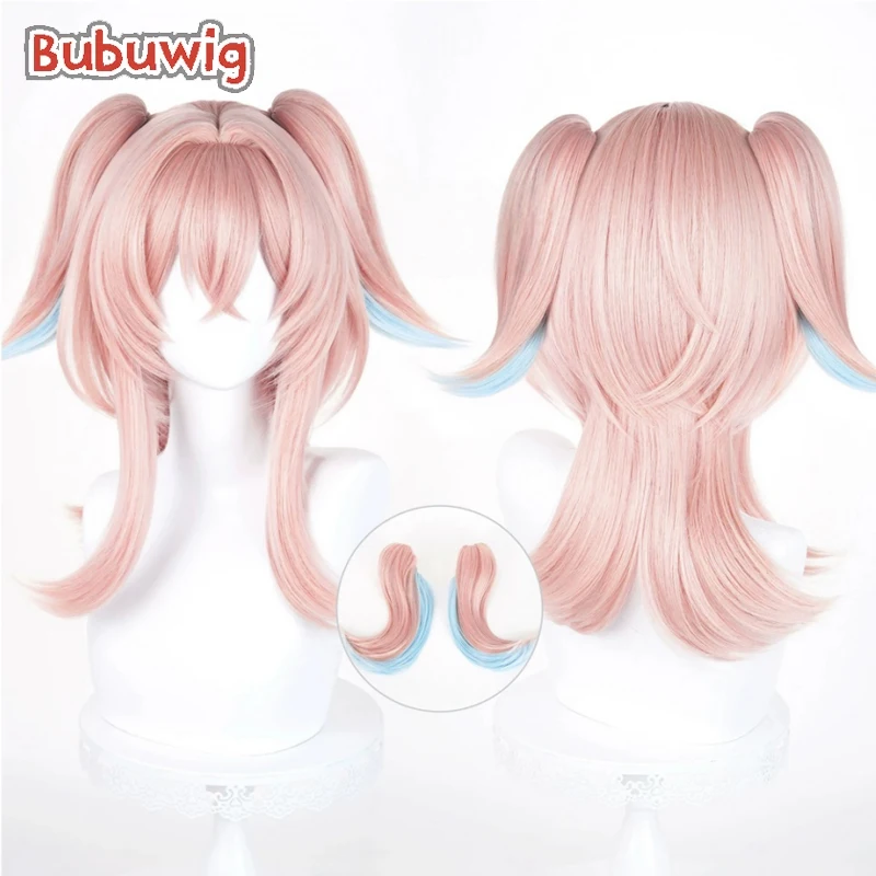 

Bubuwig Synthetic Hair Linnea Cosplay Wigs Game Genshin Impact Linnea 52cm Long Straight Mixed Color Ponytail Wig Heat Resistant