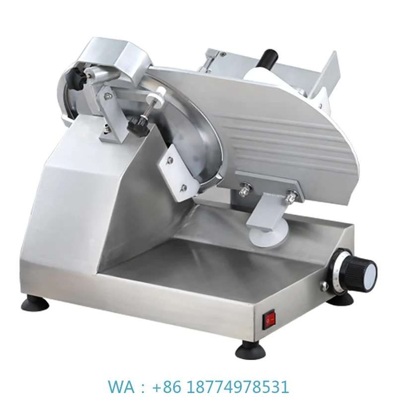 10‑Inch Commercial Frozen Meat Slicer for Hot Pot Mutton Beef Roll Restaurant Food Processing