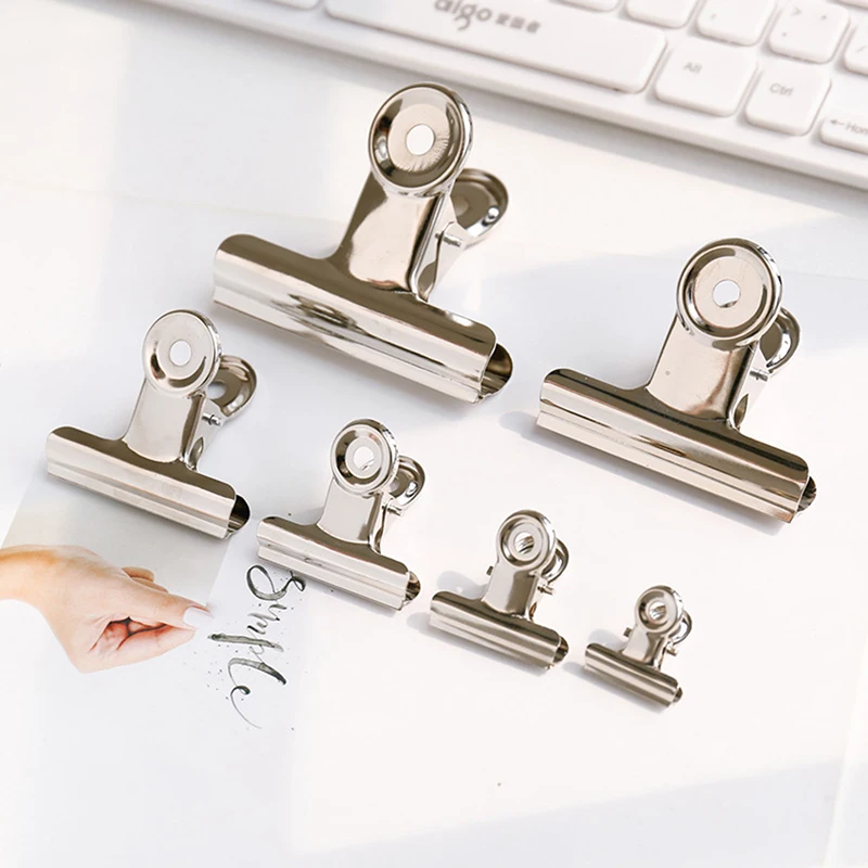 

10 шт. многоразовых универсальных зажимов из нержавеющей стали для герметичной фиксации пакетов с продуктами - герметичные, для кухни, офиса, школы