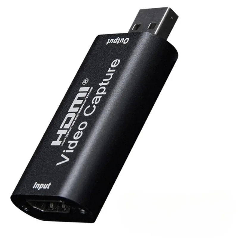 Audio Video Capture Card 60fps, 4K HDMI-compatible USB 3.0 2.0 Reliable Video Converter For Game Streaming Live Broadcasts