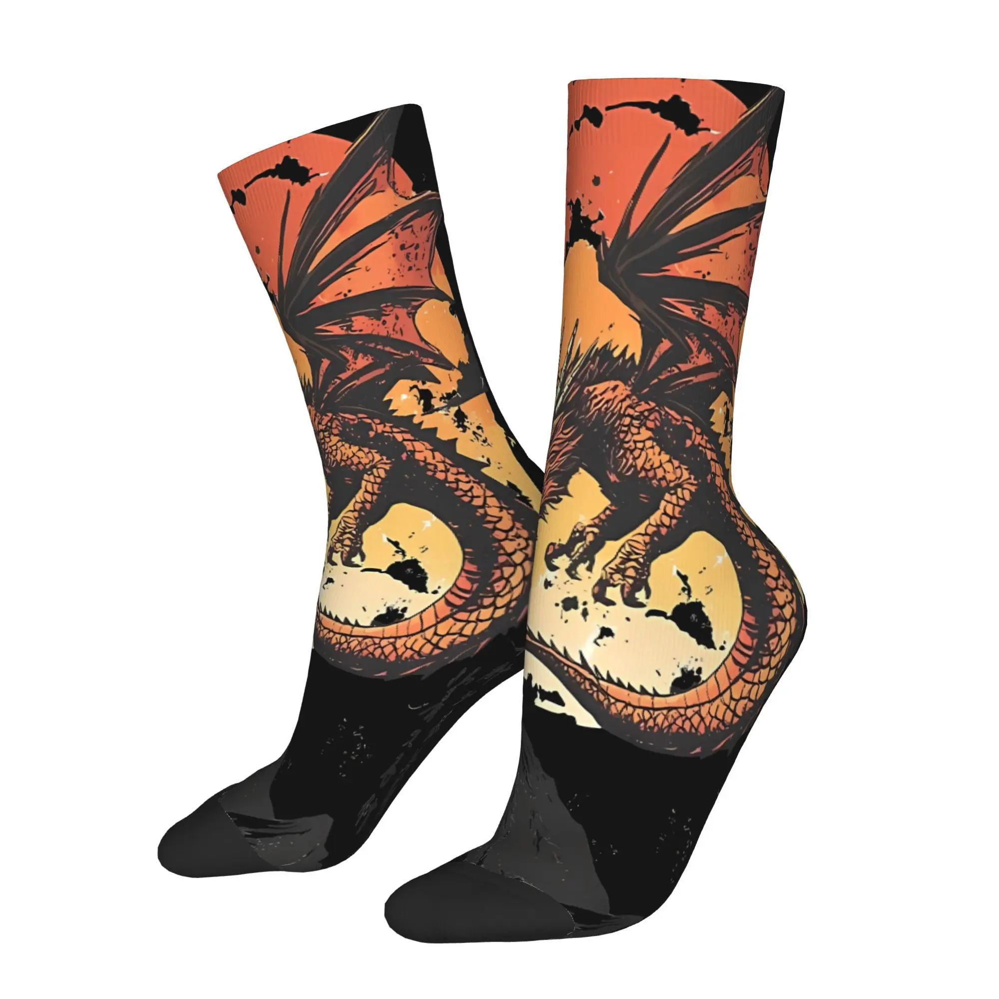 

Majestic Dragon Sock Printed Man Polyester