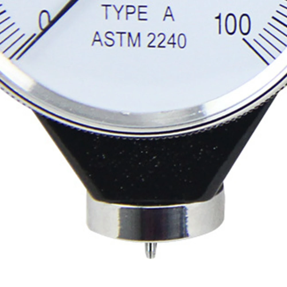 [NEWA08R】 Shore Durometer 0-100 HA Rubber Tire Hardness Tester Meter For Plastic Leather Rubber Multi-Resin