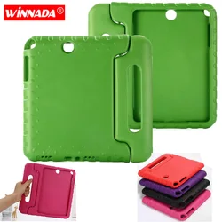 Voor Samsung Galaxy Tab EEN 9.7 Inch T550 T555C Kids Cover Veilig Handvat Shockproof Case Shakeproof Stand Beschermhoes P550 P555