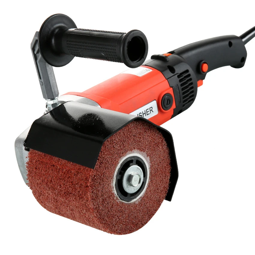 Máquina de Desenho de Fio de Metal Elétrico Máquina de Polimento Portátil para Polimento de Aço Inoxidável de Madeira com Moagem 1400w