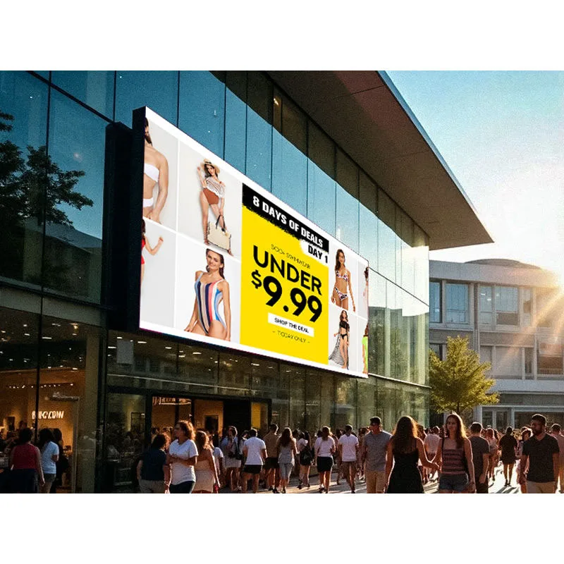 Custom Outdoor Video Wall 3D Full Color HD P4p5p6p8led Display Screen for Commercial Advertising