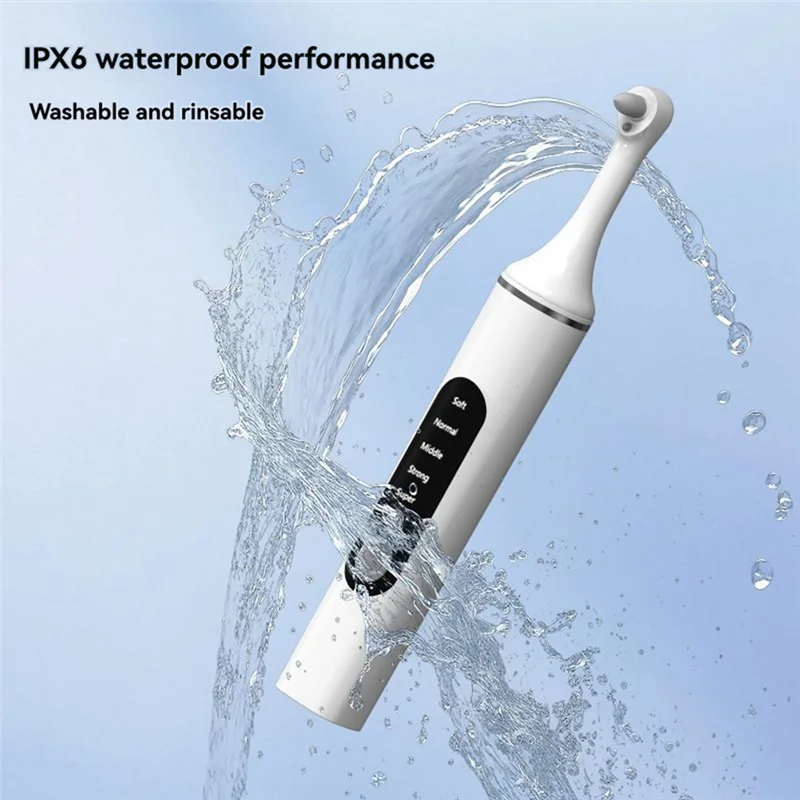 

A21F-Teeth Polishing Kit, Rechargeable Tooth Polisher With 6 Brush Heads For Whitening And For Cleaning Purpose