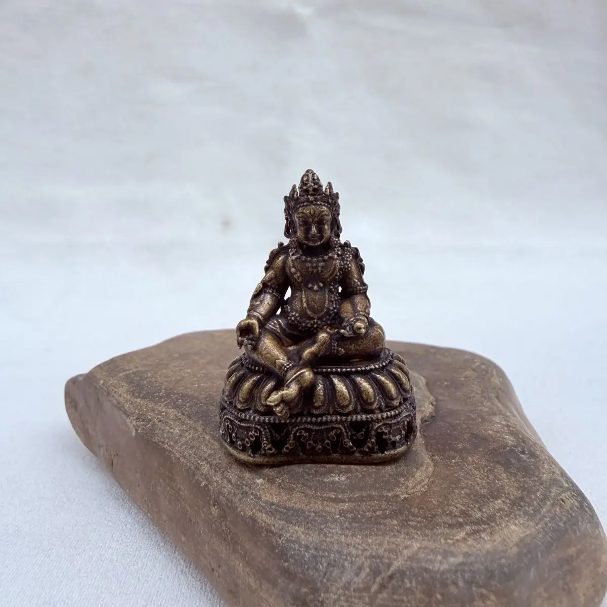 Tibetan Yellow Jambhala Pocket Statue Statues Figurines Lucky Ornaments Home Decoration gifts
