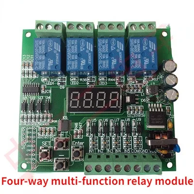 Four-way Relay Module Programmable Time Controller Multi-way Time Relay Time Relay