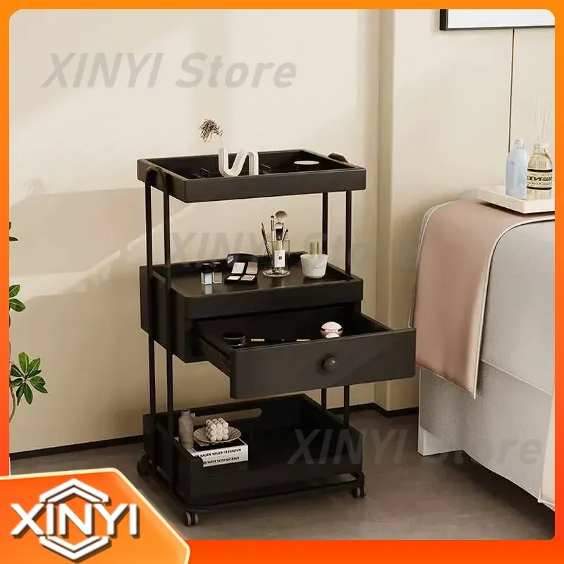 Cream Rolling Storage Cart for Salon Permanent Makeup Skin Care Multi-Tier Mobile Trolley for Aesthetician Tools Cosmetic