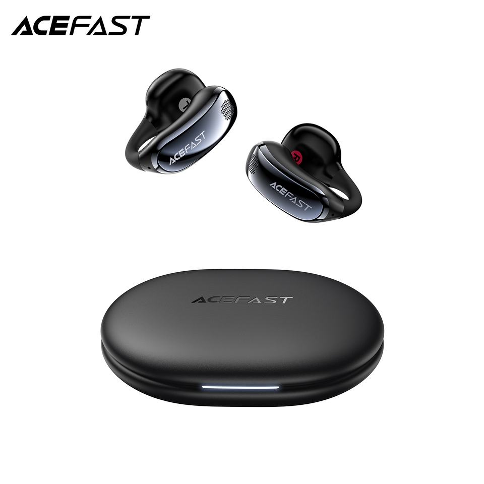  ACEFAST FA006 Open-Ear Clip Wireless Bluetooth 5.4 Earbuds & Dual Mics Call Noise Reduction SBC AAC Music Sports Sound Earphones 