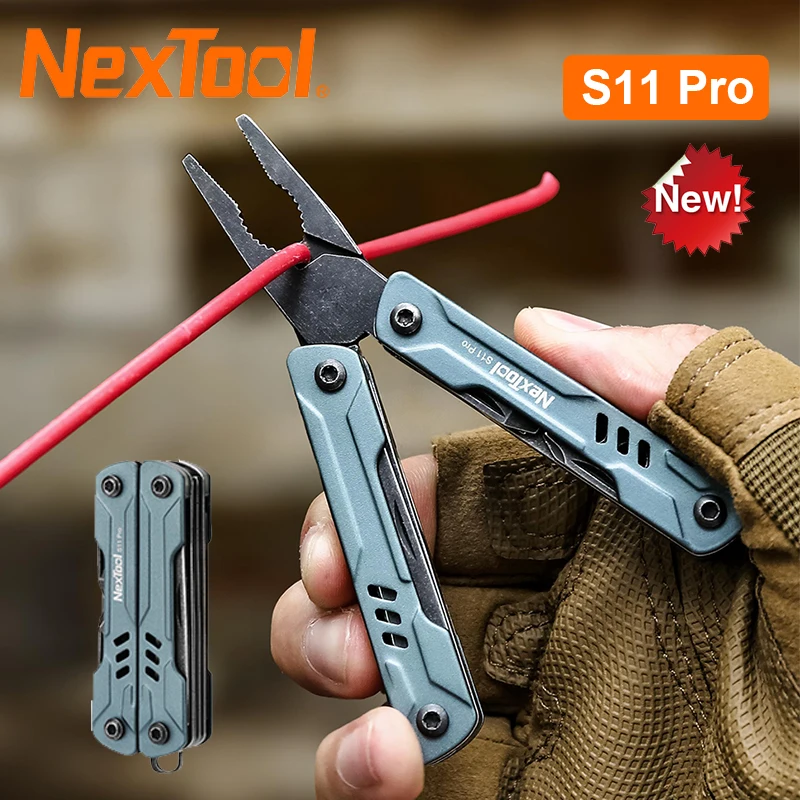 NexTool Mini Sailor S11 Pro 12-в-1 многофункциональные плоскогубцы уличный инструмент EDC складные ножницы отвертка портативный брелок инструмент
