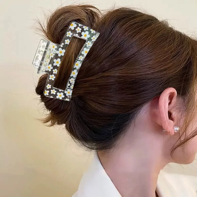 Bedruckte Haarspange mit Frucht- und Blumenmuster, niedlicher Haarschmuck für Frauen – Detail 2