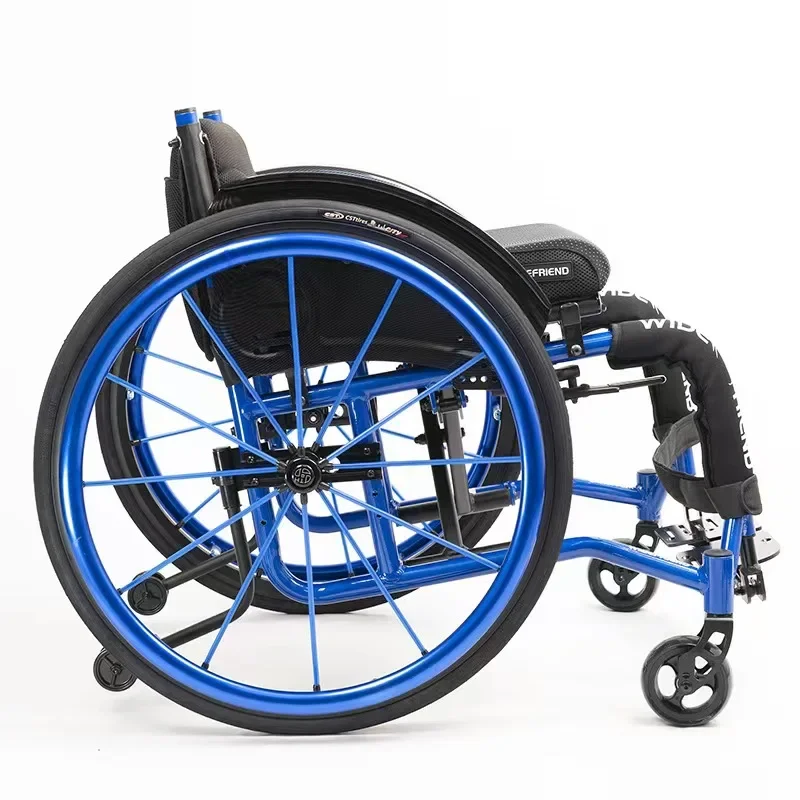 Foldable 24-Inch Manual Wheelchair