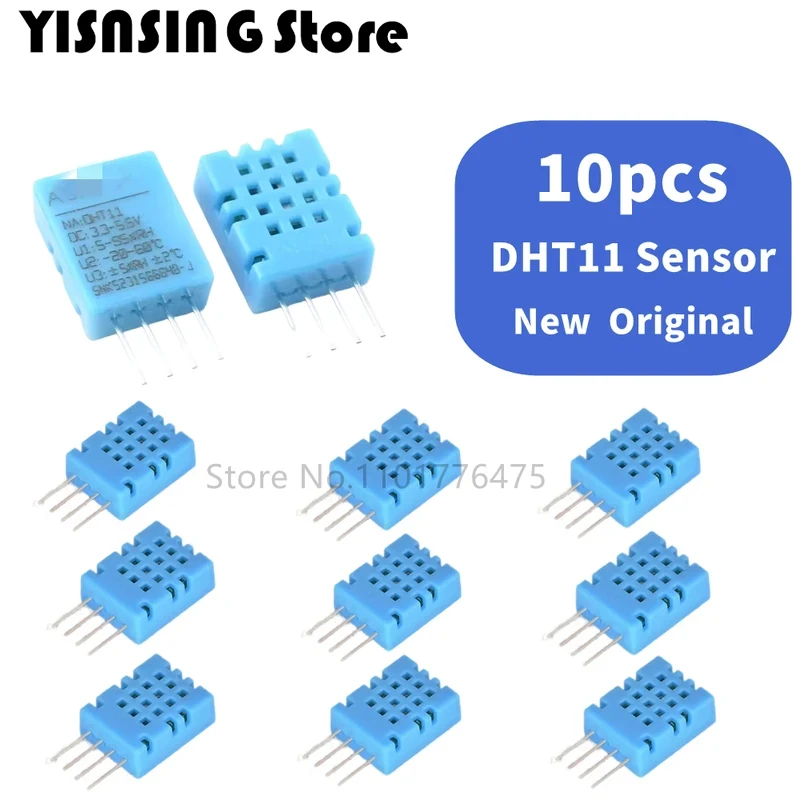 10pcs/ 3pin KY-015 DHT-11 DHT11 Digital Temperature And Relative Humidity Sensor Module PCB For Arduino DIY Starter Kit