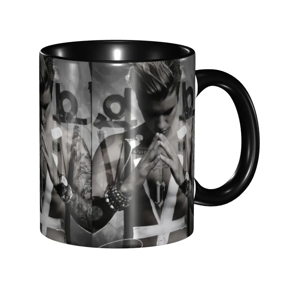 Justin Bieber Music Singer Mugs Customized Ceramic Coffee Mug Cup Creative Present