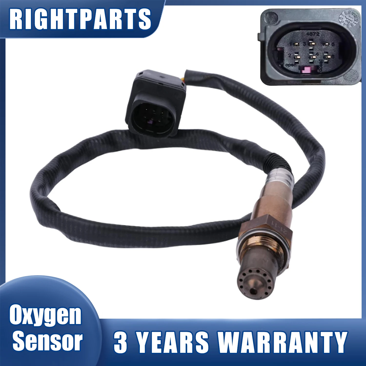 

059906262Q Lambda Probe O2 Oxygen Sensor 0281004553 For Audi A4 B8 D4 A5 A6 C7 A7 A8 Q5 3.0 TDI quattro 2010-2018