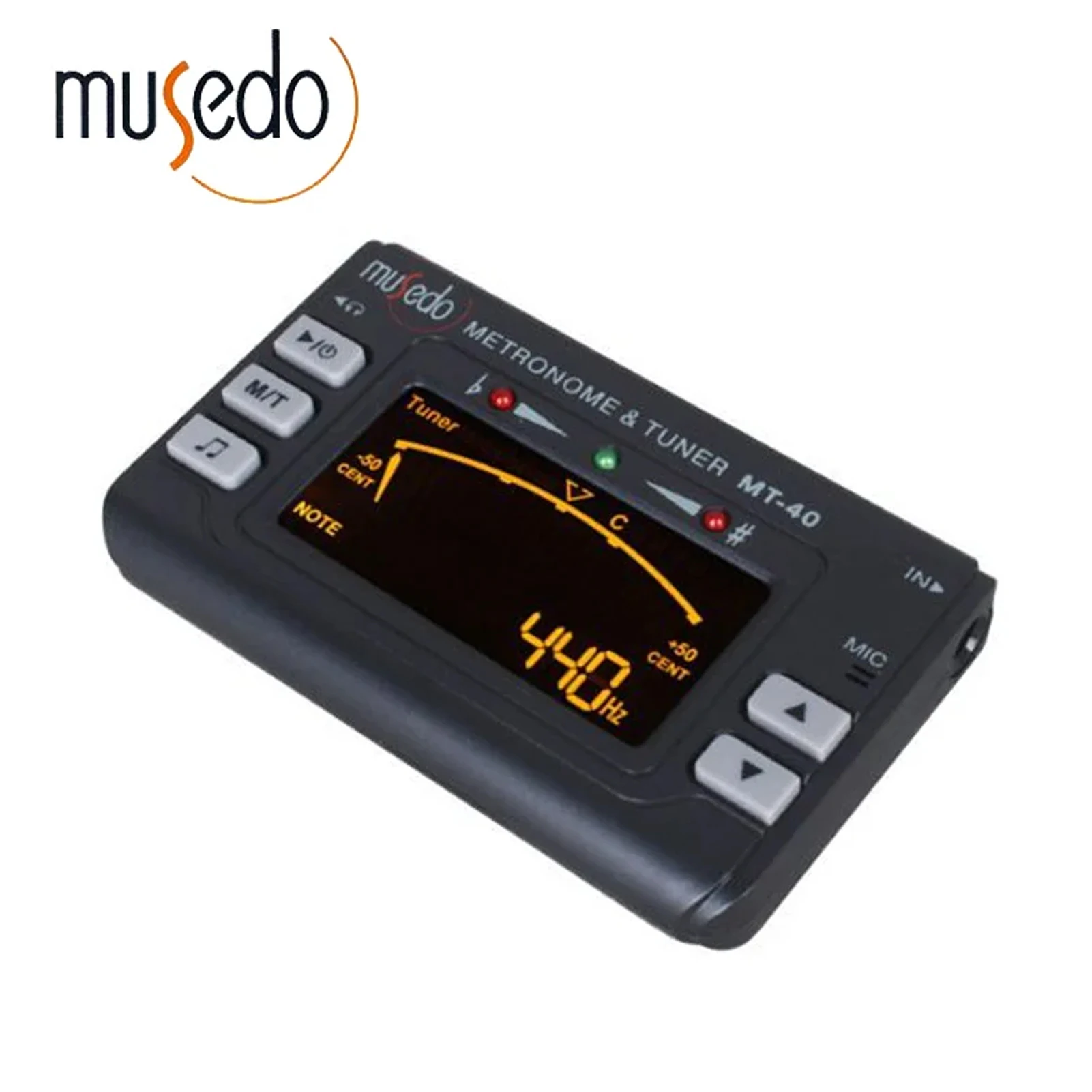 

MT-40W 3-in-1 Digital Tuner Metronome Tone Generator for Chromatic, Sax, Flute, Clarinet, Windwood (Black)