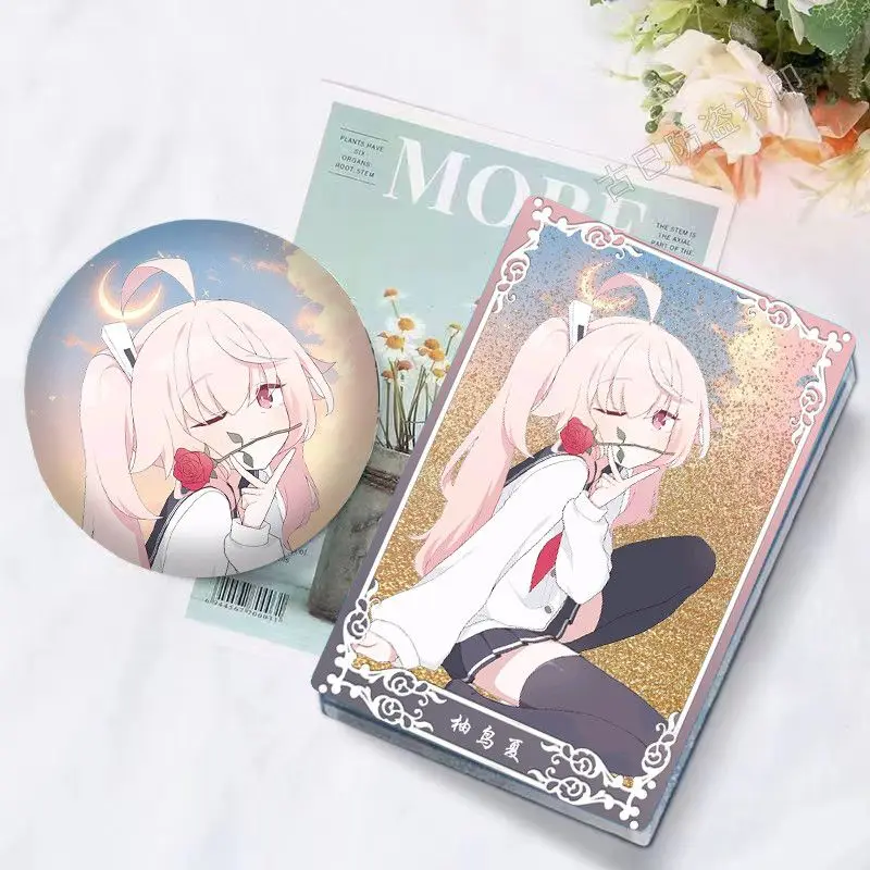 

3PCS Anime Blue Archive Yutori Natsu Badge Brooch Quicksand Mahjong Cospaly Cartoon Decorate Desk Ornaments Gift