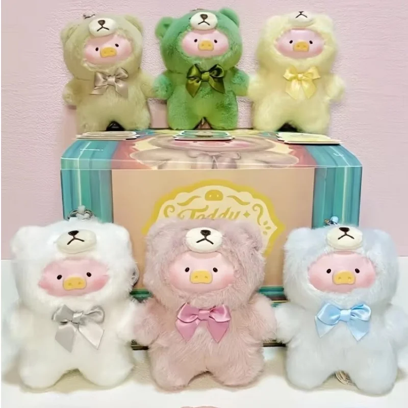 

Горячая подлинная в наличии Lulu Beautiful Time Series Vinyl 2.0 Ретро Тедди Консервы Свинья Слепая коробка Виниловая подвеска ручной работы для лица Подарок девушке