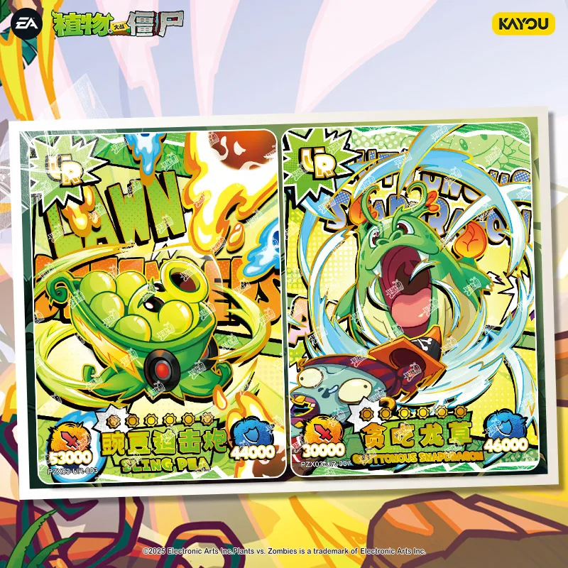 KAYOU Plantas Genuinas vs. Tarjeta de Zombies, viaje Natural, serie sin fin, juego de colección de periféricos, juguete para regalo, caja Original