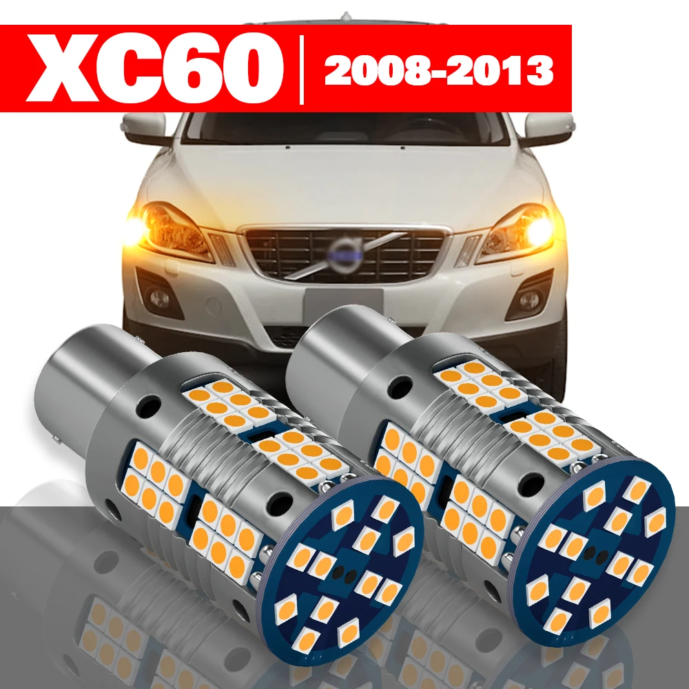 

For Volvo XC60 1 2008-2013 2pcs LED Front Turn Signal Light Accessories 2009 2010 2011 2012