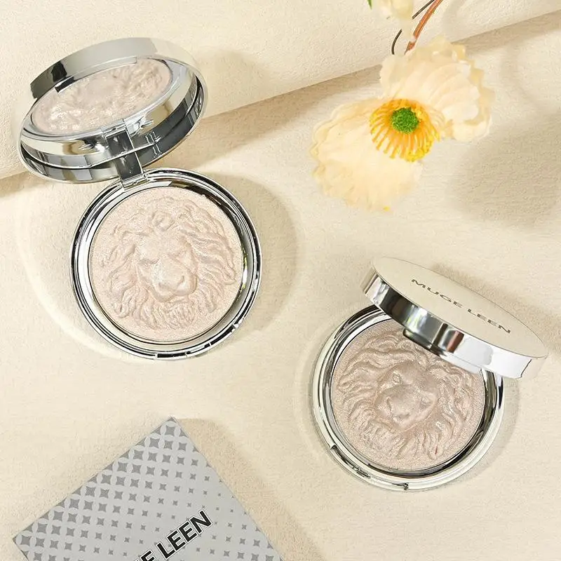 رأس الأسد على شكل قرص عالي البطاطس الماس اللامع عالي اللمعان معجون بيرليسسينت غرامة فلاش الوجه مكياج تجميل عالي اللمعان