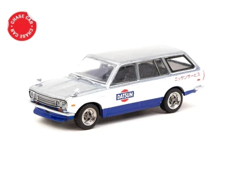 

**Chase edition ** Tarmac Works 1:64 Datsun Bluebird 510 Wagon Service Car Model Car