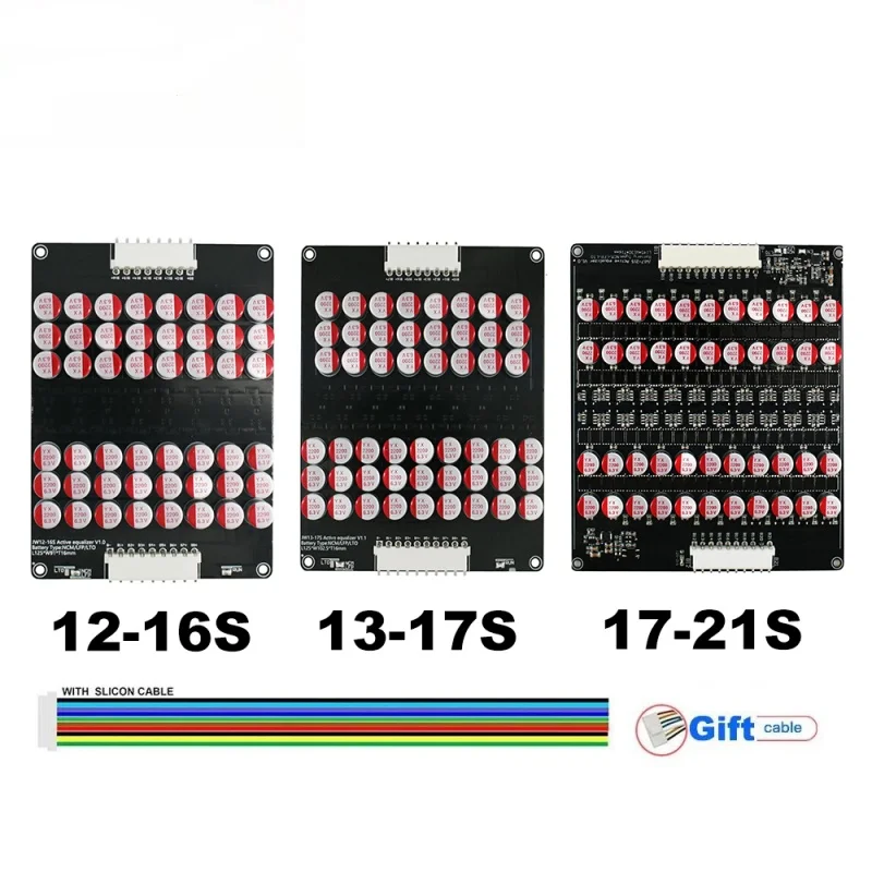 Bilanciatore equalizzatore 5A 6S 7S 8S 10S12S Lifepo4/Li-ion/LTO Condensatore di energia batteria Bilanciatore attivo Corrente 0,1-6A 40A 50A 60A 80A