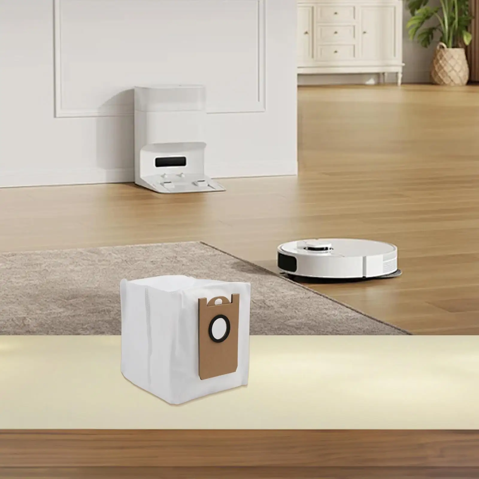 

Сменные мешки для пылесоса, совместимые с Lubluelu SD85, 5 штук, с гигиеничным хранением пыли и простым обслуживанием