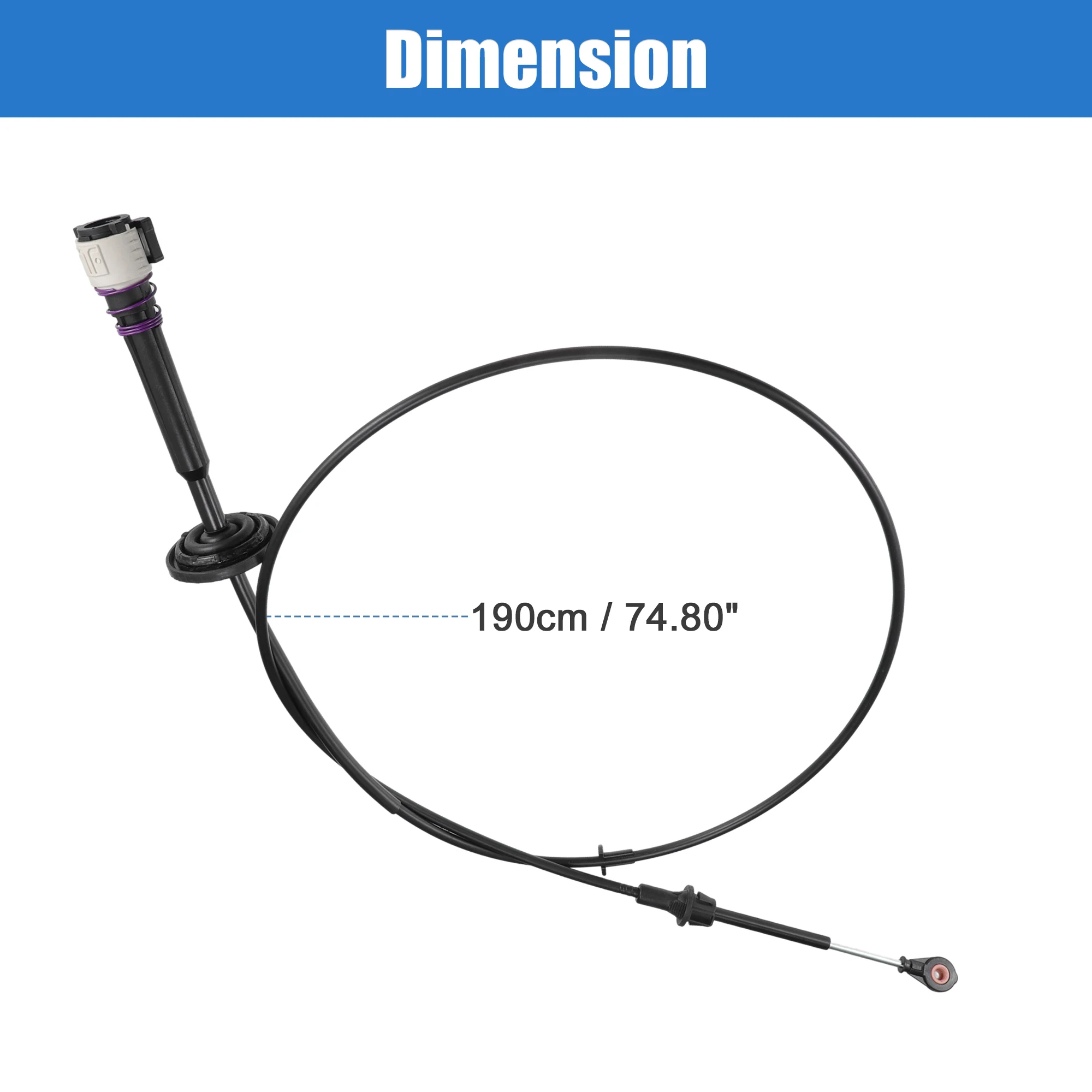 X Autohaux Transmission Gear Shift Cable No.25995564 for Cadillac Escalade for Chevrolet Silverado 2500HD 3500HD 2008-2014