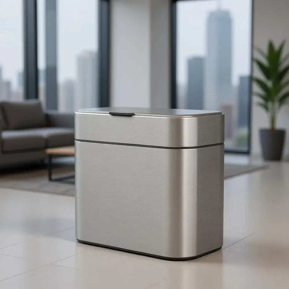 

Countertop Compost Bin, 4L/1.06G, Detachable, Brushed Stainless Steel