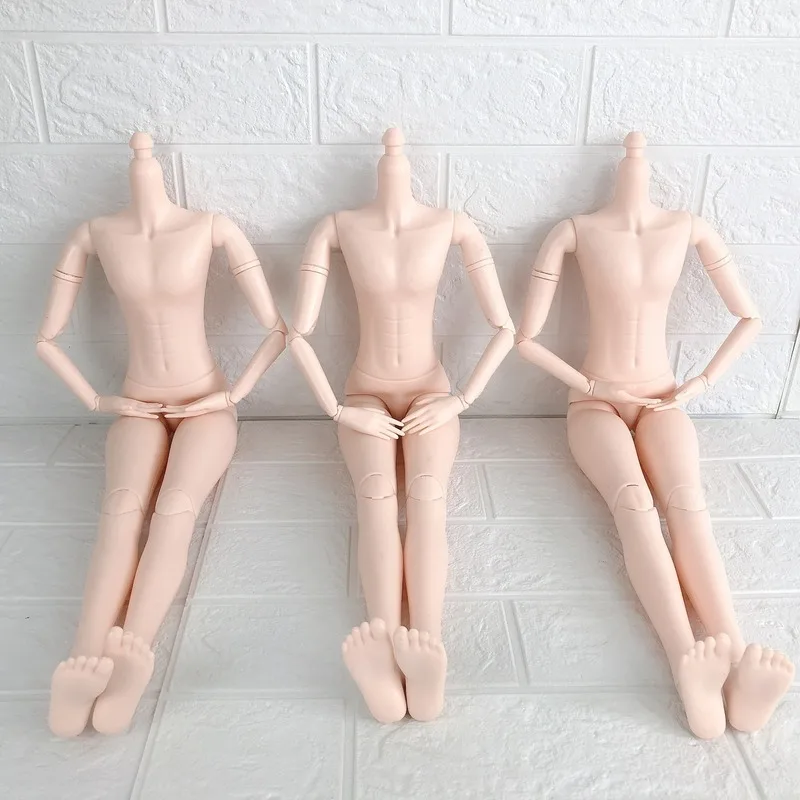 1/3 Doll Body for 60cm Bjd Normal Skin Men Nude Muscles 21 Movable Jointss Doll Parts Diy Girl Kid Children Toy Doll Accessories