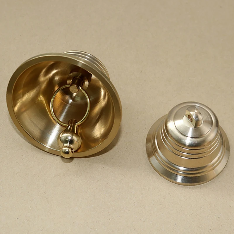 (.) Copper Bell DIY Crafts Keychain Charms Hanging Pendants Jewelry Doorbell Ornaments For Home Office