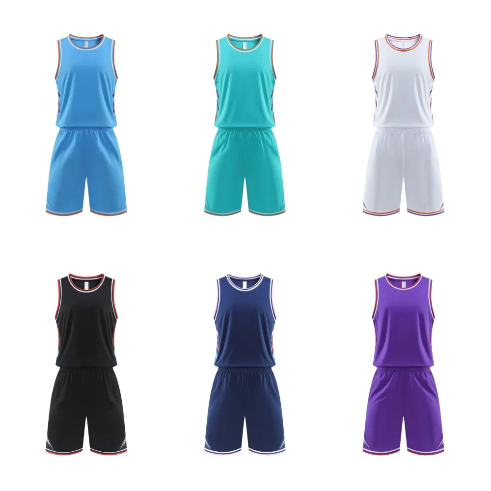 Wholesale Of New Basketball Suit Sets For Summer Training Matches Breathable And Sweat Absorbing Jerseys For Heat Transfer Print