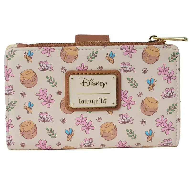กระเป๋าสตางค์ลายการ์ตูนดิสนีย์ วินนี่เดอะพูห์ จาก Loungefly รุ่นใหม่ กระเป๋าใส่เหรียญ ใส่บัตร แฟชั่นน่ารัก พกพาสะดวก เหมาะสำหรับเป็นของขวัญสำหรับเด็กผู้หญิง