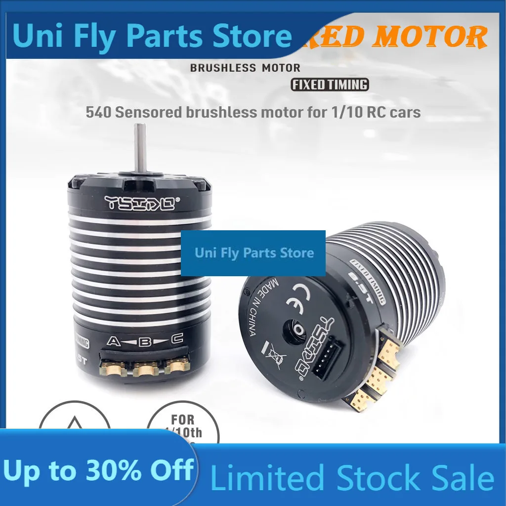 UniFlyYSIDO Sensored CHEETAH 540 8.5T 10.5T 13.5T Brushless Motor For Modified Spec Stock 1/10 1/12 RC Drift Car