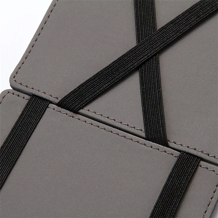 Männer Ultra Dünne PU Leder Mini Kleine Magische Brieftasche mit Reißverschluss Münzfach Geldbörse Frauen Beutel Kunststoff Kredit Bank Karte Fall Halter – Detail 11