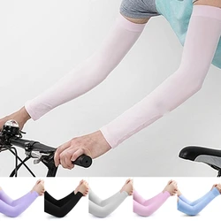 Luvas de capa de braço para homens e mulheres, Proteção UV solar, ciclismo, corrida, pesca, condução, verão, novo, 2pcs