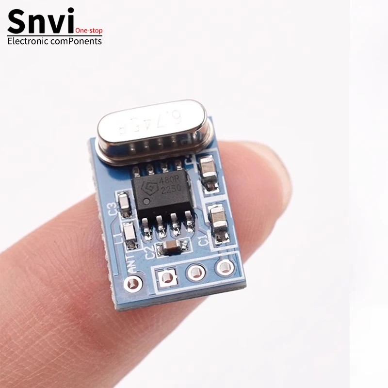 Snvi 1 Stück 433 MHz Wireless Sender Empfänger Board Modul SYN115 SYN480R ASK/OOK Chip PCB für Arduino
