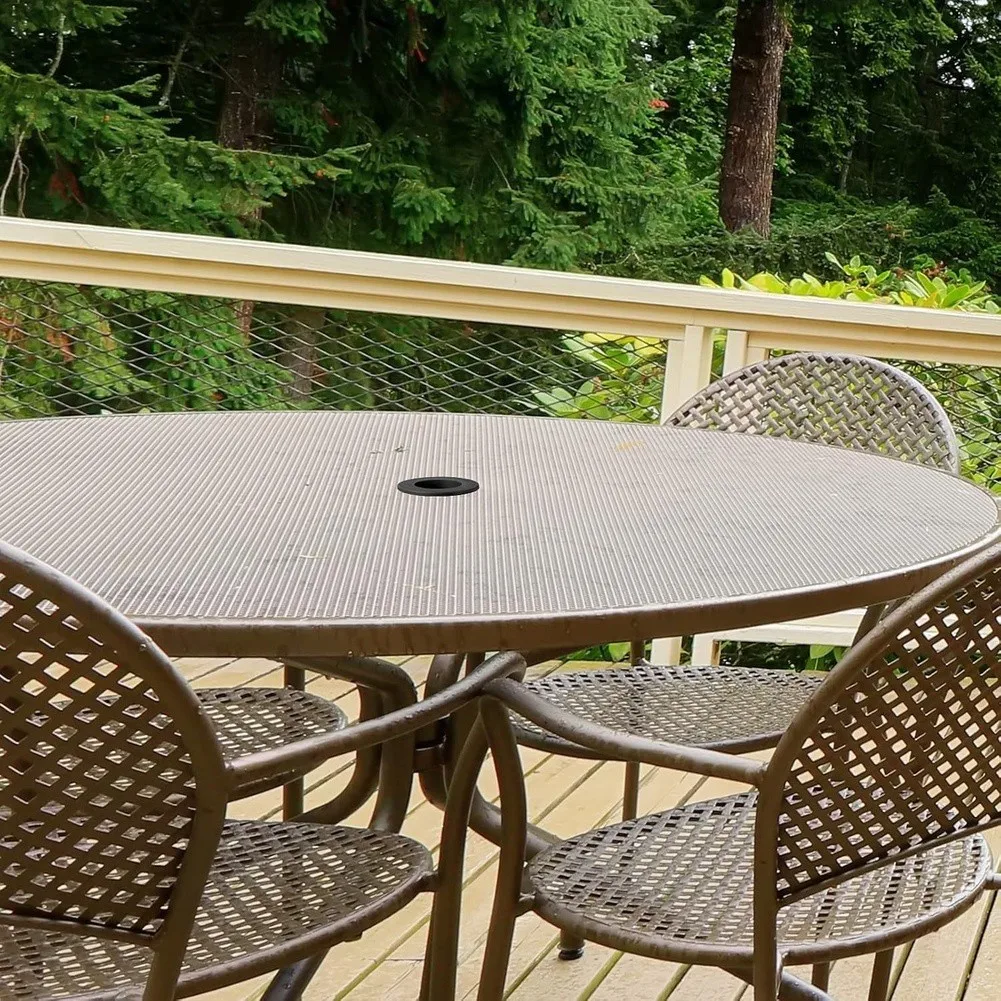 Outdoor Table Umbrella Stopper Outdoor As Shown Umbrella Hole Ring Reliable Silicone Material Long-lasting Stability