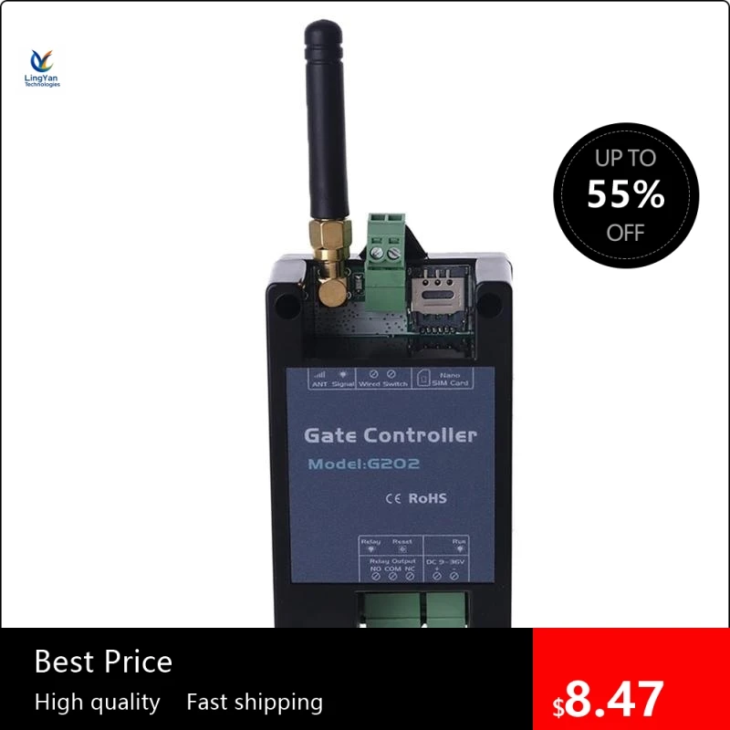 

Best Door Access Control 2G GSM Automatic Remote Controller for DC 9V~6V/1A Call