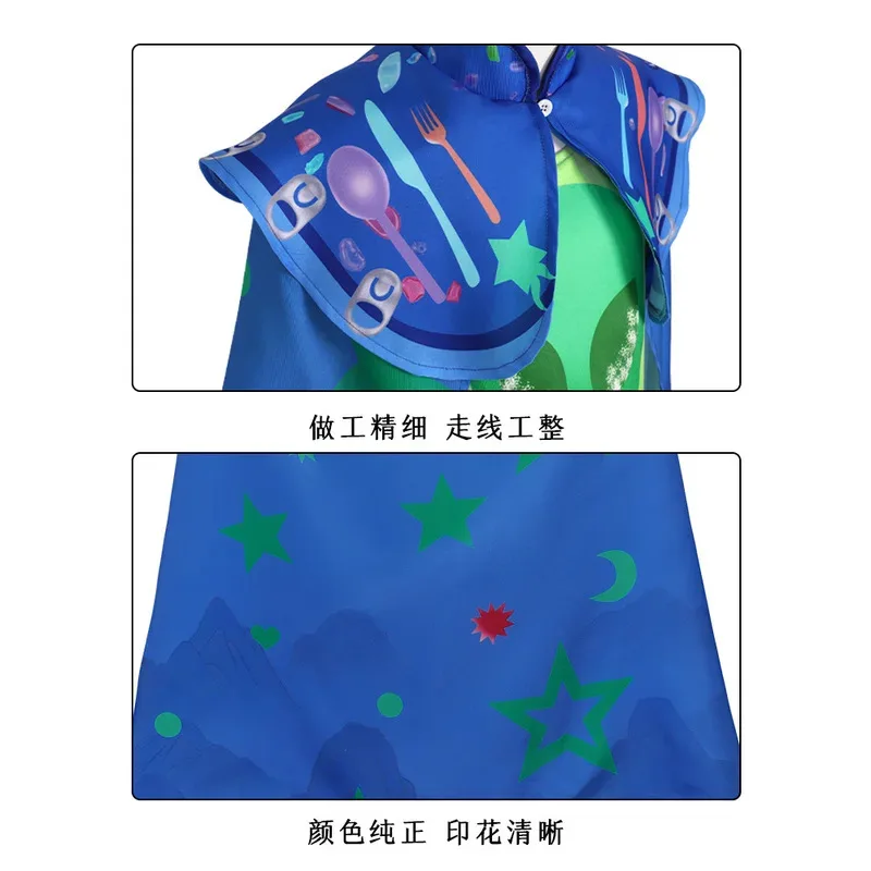 زي تنكري للأولاد بنفس النمط لفيلم Earth Commissioner Elio ملابس تنكرية لحفلات أعياد الميلاد والهالوين للأطفال