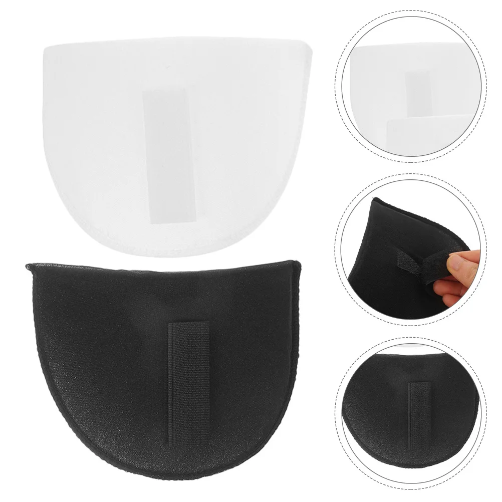 

6Pairs Cushioned Shoulder Pads 1.5cm Thick Sponge Women's Anti-Slip Reusable Insert Comfortable Dress Suit Jacket Enhancer