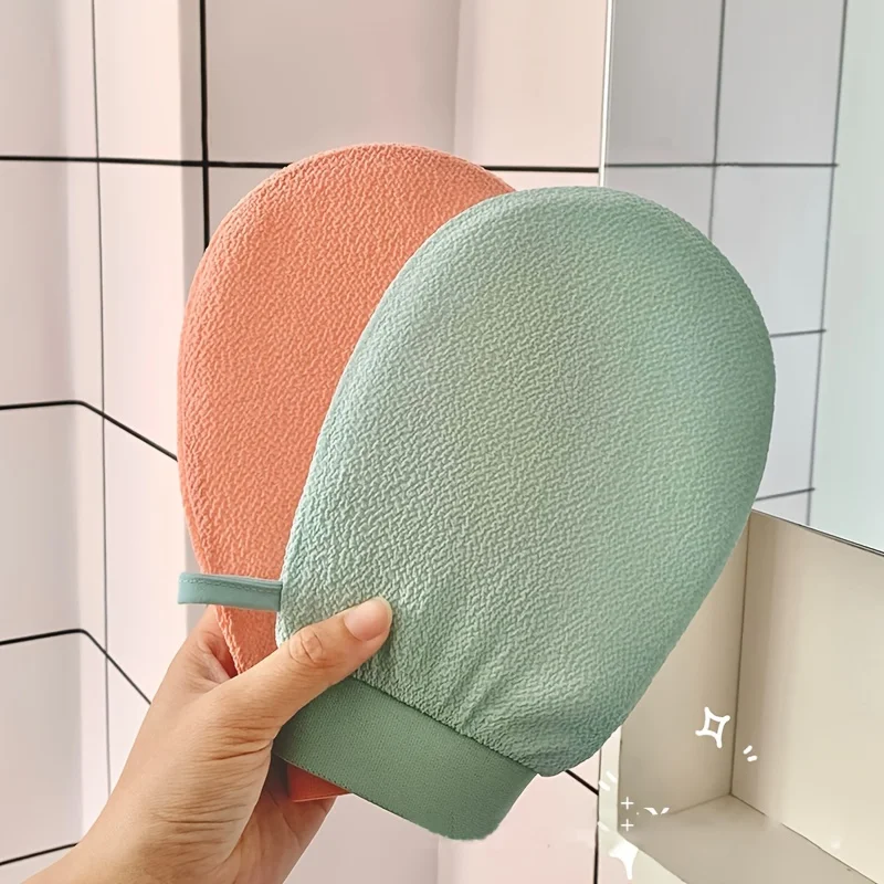 Guantes exfoliantes de calidad Spa para exfoliación corporal y ducha, perfectos para hombres y mujeres, mejoran el cuidado y limpieza de la piel