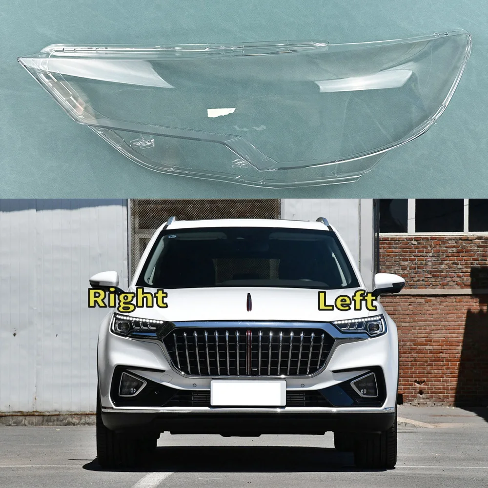 

For Hong Qi HS5 2019-2022 Front Headlight Cover Transparent Lampshade Lamp Lens Headlamp Shell Plexiglass Auto Replacement Parts