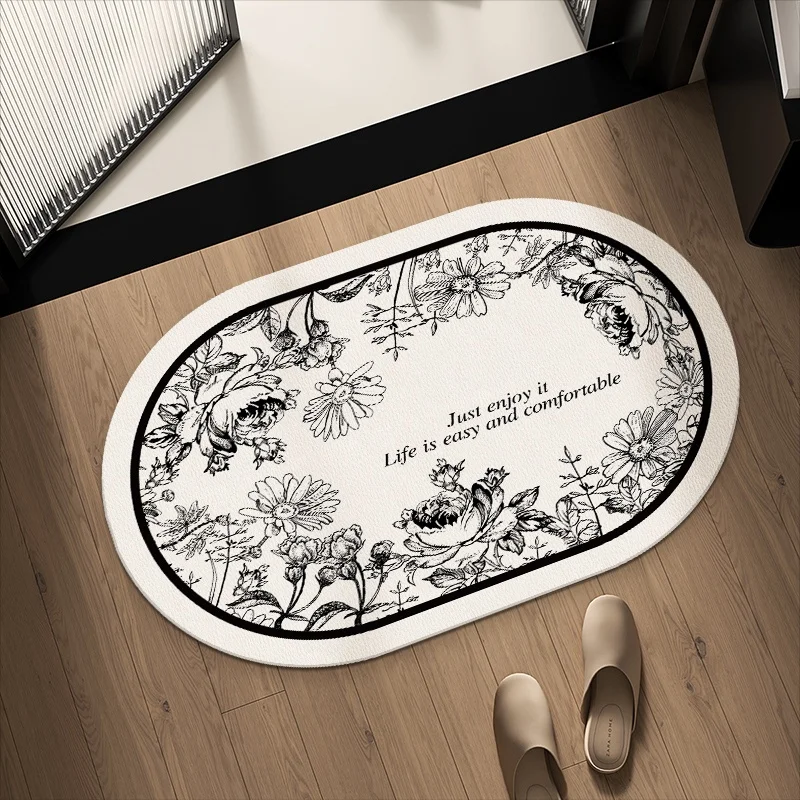 

Американская технологичная кожаная впитывающая противоскользящая подкладка для ванной и туалета, быстросохнущая, для домашнего декора