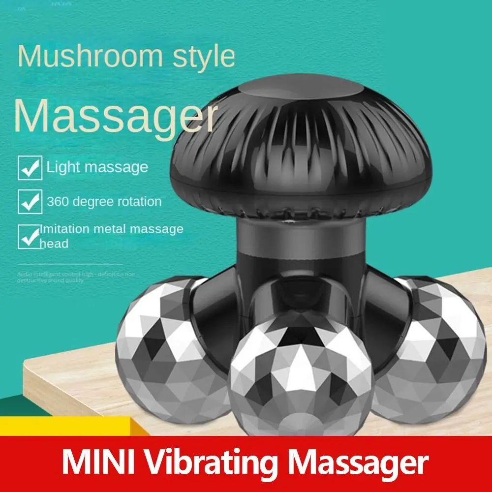 

Relaxation Full Body Home Use Muscle Tension Body Care Tool with 3 Kneading Massage Heads Vibrating Massager Mini Massager