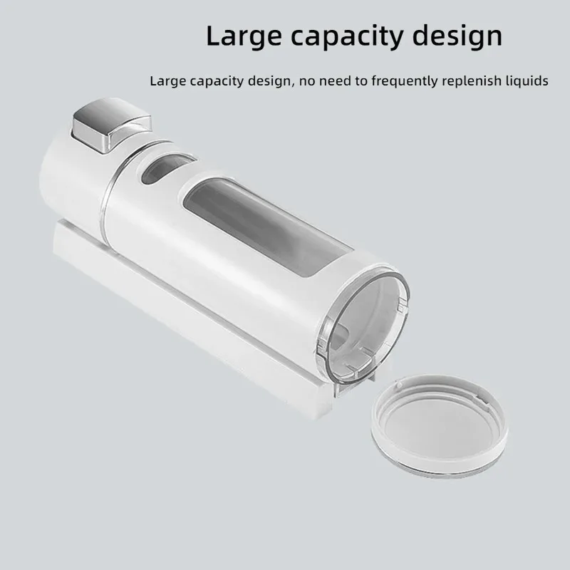 Shower and Lotion Dispenser Waterproof Shampoo Shower Gel Container Wall Mount with Clear Window for Home Hotel Restaurant